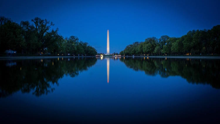 Reflection Pool in Washington, DC